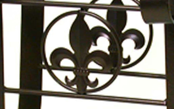 Fleur De Lis Magazine Rack-12 Inches High – LAREDOIMPORT.COM