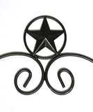 Texas Star Wrought Iron Over Door Header-36 Inches Long x 8.5 Inches High