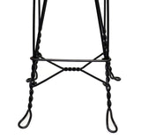 Wrought Iron Ice Cream Parlor Stool, Large-28 Inches High x 13 Inches in Diameter