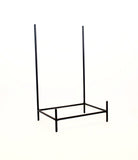 Handmade Wrought Iron Rectangular Bowl Stand, Bronze Color-19.5 Inches High x 11.75 Inches Wide x 8 Inches in Deep
