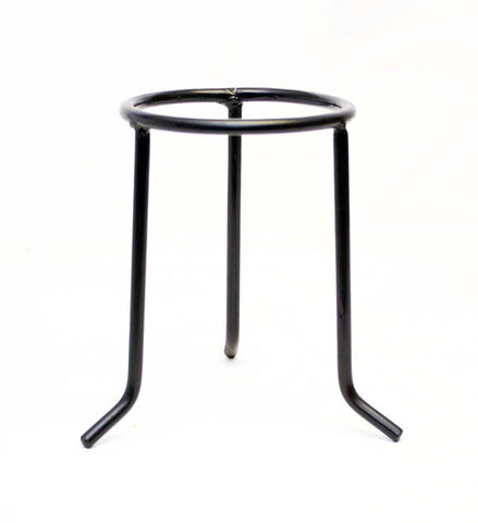 Wrought Iron Tripod Stand-7.75 Inches Tall, Inside Diameter of the ring is 4 7/8 Inches