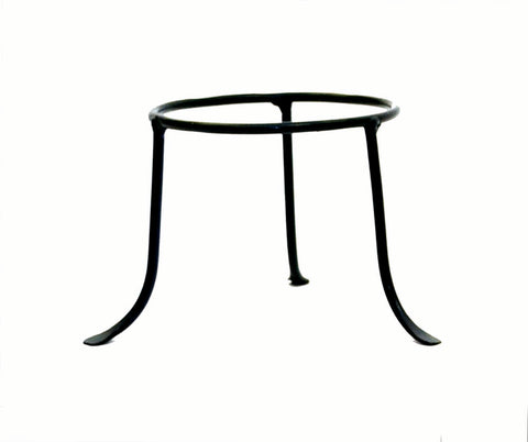 Iron Tripod Base-5 Inches High by 5 Inch Ring Diameter, 1/4 Inch Thick Iron