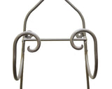 Wrought Iron Wall Towel/Wine Bottle Holder-28.5 Inches Tall x 8.5 Inches Wide